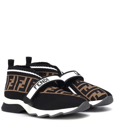 women's fendi rockoko knit sneakers|Shop Fendi Rockoko Knit Sock Sneakers .